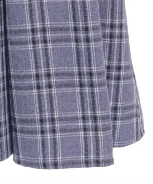 セール】チェックリボンドッキングワンピース（ワンピース）｜axes