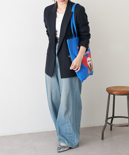 BIRTHDAY BAR（バースデイバー）の「Pechanko Cats　トートバッグ（トートバッグ・レディース・ブルー/イエロー/グリーン・0）」の13枚目の写真