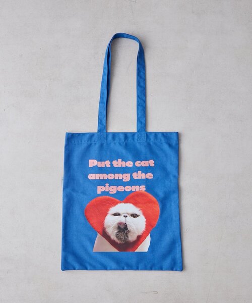 BIRTHDAY BAR（バースデイバー）の「Pechanko Cats　トートバッグ（トートバッグ・レディース・ブルー/イエロー/グリーン・0）」の15枚目の写真