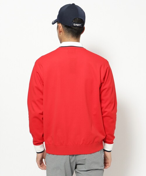 adabat(アダバット)の「【新レーベル ADABAT NAVY】ウォッシャブル素材 アダバットサインロゴニット(ニット/セーター・メンズ・レッド系1/ネイビー・50/48/46)」の6枚目の写真