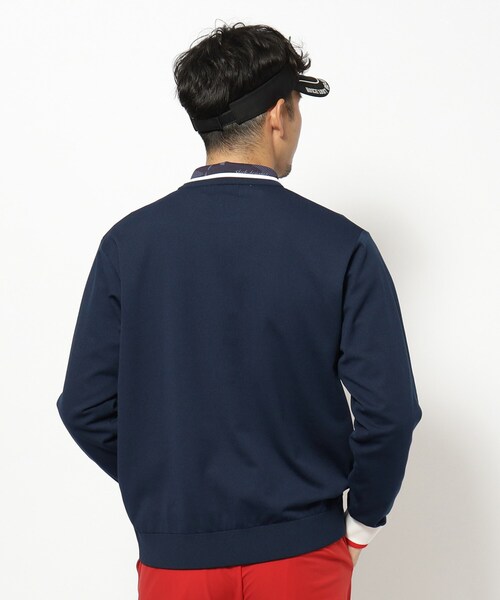 adabat(アダバット)の「【新レーベル ADABAT NAVY】ウォッシャブル素材 アダバットサインロゴニット(ニット/セーター・メンズ・レッド系1/ネイビー・50/48/46)」の16枚目の写真