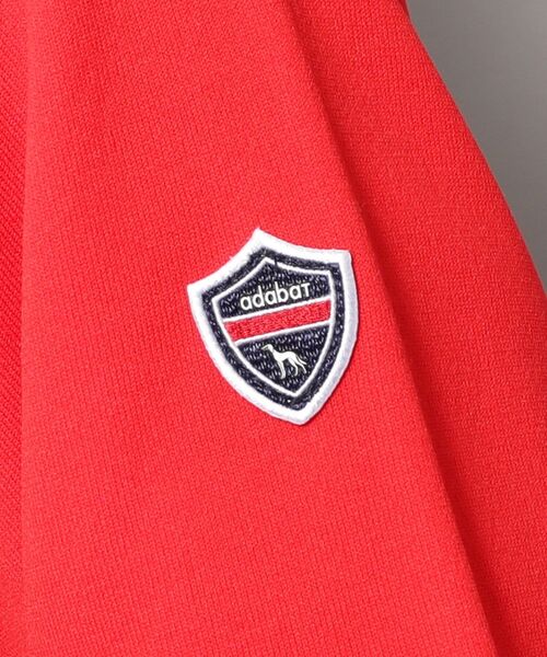 adabat(アダバット)の「【新レーベル ADABAT NAVY】ウォッシャブル素材 アダバットサインロゴニット(ニット/セーター・メンズ・レッド系1/ネイビー・50/48/46)」の3枚目の写真