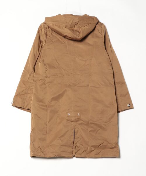 FREE STYLISTS（フリー スタイリスト）の「バックスリットフード付きロングジャケット（トレンチコート・レディース・ネイビー/カーキ・XL/S/L）」の3枚目の写真