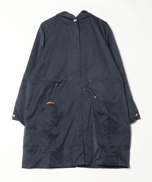 FREE STYLISTS（フリー スタイリスト）の「バックスリットフード付きロングジャケット（トレンチコート・レディース・ネイビー/カーキ・XL/S/L）」の12枚目の写真