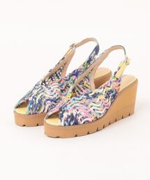 tsumori chisato サンダル セール】厚底ベルクロストラップサンダル（サンダル）｜tsumori
