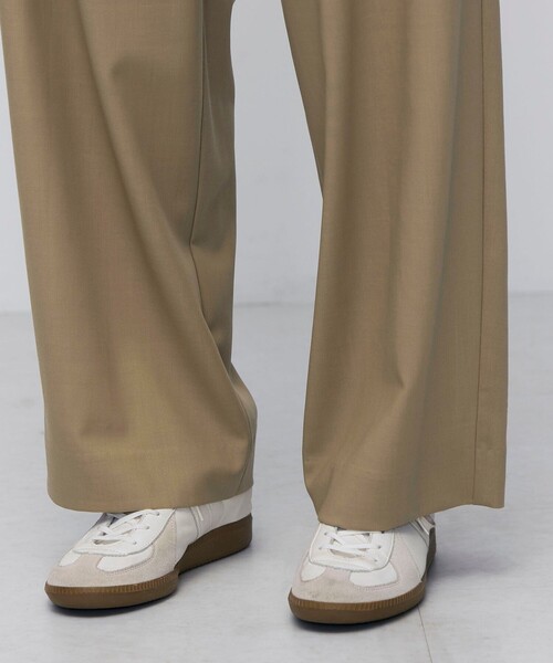 BACCA(バッカ)の「ウールドスキン ワイドタックパンツ(その他パンツ・レディース・ネイビー/ベージュ・34/36)」の5枚目の写真