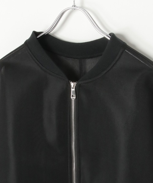 notch.（ノッチ）の「ダンボールシアーＭＡ−１（MA-1・レディース・ブラック/ライトグレー/オフホワイト/モカ/カーキ・M）」の8枚目の写真