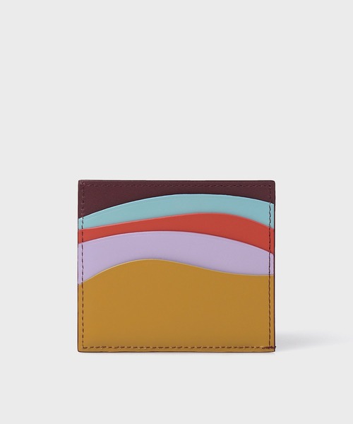 Paul Smith(ポールスミス)の「スワールカットカードレイヤーカードケース / 355006 W032(その他小物・レディース・バーガンディー/アイボリー・FREE)」の1枚目の写真