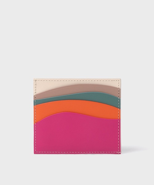 Paul Smith(ポールスミス)の「スワールカットカードレイヤーカードケース / 355006 W032(その他小物・レディース・バーガンディー/アイボリー・FREE)」の2枚目の写真