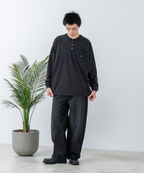 JEANS MATE（ジーンズメイト）の「【NEOSARTIC】バレルレッグイージーライトデニムパンツ（デニムパンツ・メンズ・ライトグレー/ブラック/ネイビー/クリアブルー・MEDIUM/LARGE/X-LARGE）」の5枚目の写真