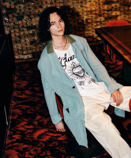 glamb（グラム）の「Remake Painter Chino Pants / リメイクペインターチノパンツ（チノパンツ・メンズ・ホワイト/ベージュ・S/M/L）」の13枚目の写真