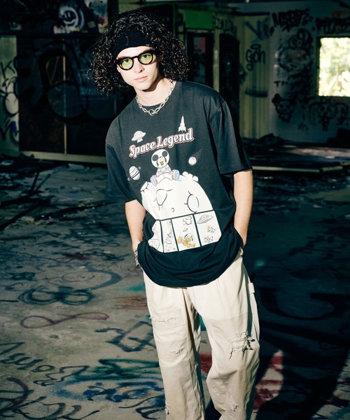 glamb（グラム）の「Remake Painter Chino Pants / リメイクペインターチノパンツ（チノパンツ・メンズ・ホワイト/ベージュ・S/M/L）」の14枚目の写真