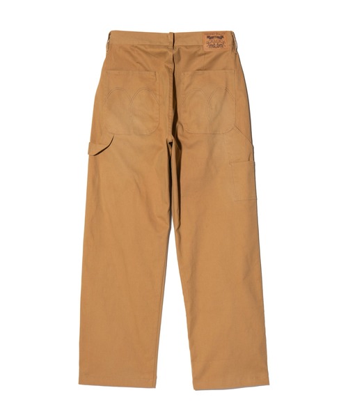 ペイントパンツ　古着　チノパン　リメイク　ペンキ　ブラウン　アート　PA260 Remake Painter Chino Pants / リメイクペインターチノパンツ
