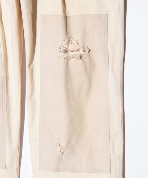 glamb（グラム）の「Remake Painter Chino Pants / リメイクペインターチノパンツ（チノパンツ・メンズ・ホワイト/ベージュ・S/M/L）」の19枚目の写真