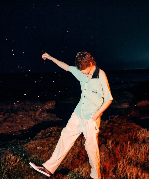 glamb（グラム）の「Remake Painter Chino Pants / リメイクペインターチノパンツ（チノパンツ・メンズ・ホワイト/ベージュ・S/M/L）」の15枚目の写真