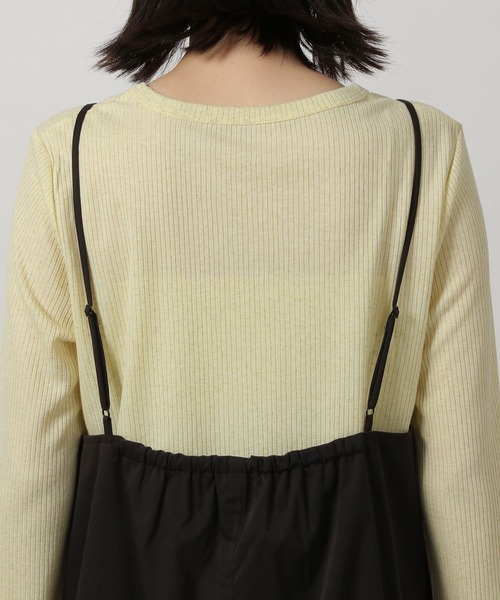 LAKOLE（ラコレ）の「カーゴキャミジャンスカ / 290715（ジャンパースカート・レディース・ブラック/グレー/アイボリー・FREE）」の19枚目の写真