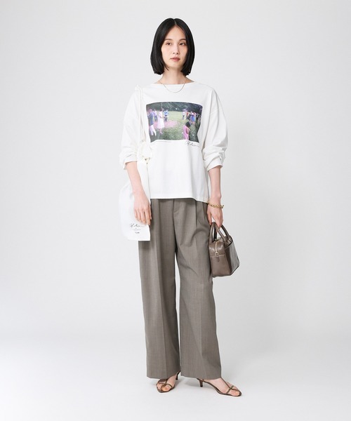 tシャツ 「81BRANCA」「別注」ナップサック付き Phototee set レディース セール】【81BRANCA】＜別注＞ナップサック付き Phototee set（T