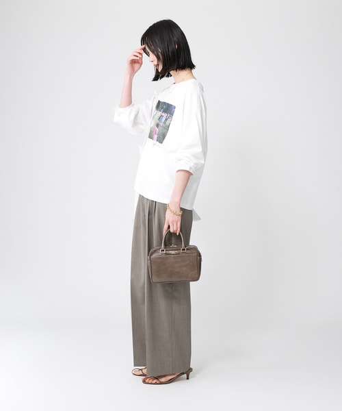 tシャツ 「81BRANCA」「別注」ナップサック付き Phototee set レディース セール】【81BRANCA】＜別注＞ナップサック付き Phototee set（T