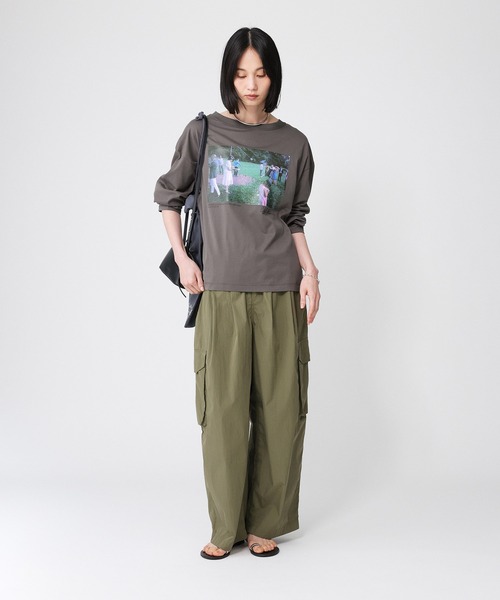 tシャツ 「81BRANCA」「別注」ナップサック付き Phototee set レディース セール】【81BRANCA】＜別注＞ナップサック付き Phototee set（T
