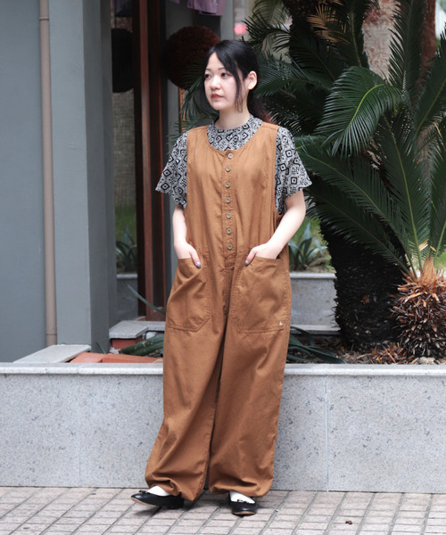 ブロカント　ブトン　サロペットパンツ 楽天市場】Brocante ブロカント ブトンサロペット 33-347T