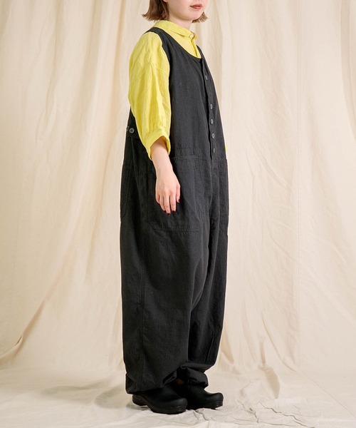 ブロカント　サロペット　パンツ Brocante / ブロカント] 20/16オックスハンドワッシャー バトー