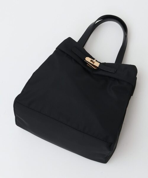 Tiara（ティアラ）の「ナイロントートバッグ（トートバッグ・レディース・ベージュ/ブラック・FREE）」の9枚目の写真