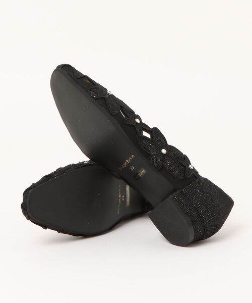 Bridget Birkin（ブリジットバーキン）の「【Bridget Birkin】フラワーカットワークラメパンプス(551032)（パンプス・レディース・アイボリー/ブラック/ブラウン・24.5/23.5/24/23/22.5）」の14枚目の写真
