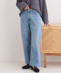 SHOO・LA・RUE | 【S-LL】大人の女性が着こなしやすい セミワイドデニムパンツ(その他パンツ)