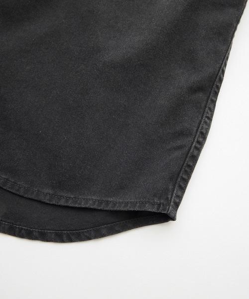 X-girl（エックスガール）の「FADED FACE S/S SHIRT（シャツ/ブラウス・レディース・ブラック/グレー/ピンク・S/M）」の11枚目の写真