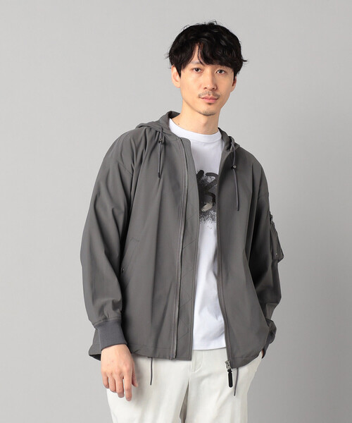 β MEN（ベータメン）の「メリル フーディーMA-1ブルゾン（ブルゾン・メンズ・ブラック/カーキ/グレー・M/L）」の13枚目の写真