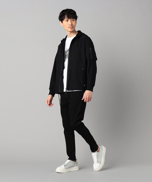 β MEN（ベータメン）の「メリル フーディーMA-1ブルゾン（ブルゾン・メンズ・ブラック/カーキ/グレー・M/L）」の11枚目の写真