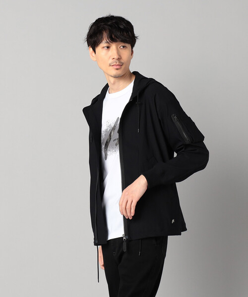 β MEN（ベータメン）の「メリル フーディーMA-1ブルゾン（ブルゾン・メンズ・ブラック/カーキ/グレー・M/L）」の10枚目の写真