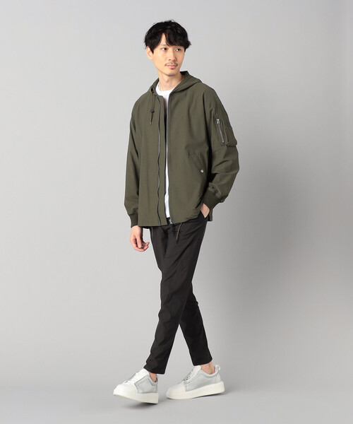 β MEN（ベータメン）の「メリル フーディーMA-1ブルゾン（ブルゾン・メンズ・ブラック/カーキ/グレー・M/L）」の9枚目の写真