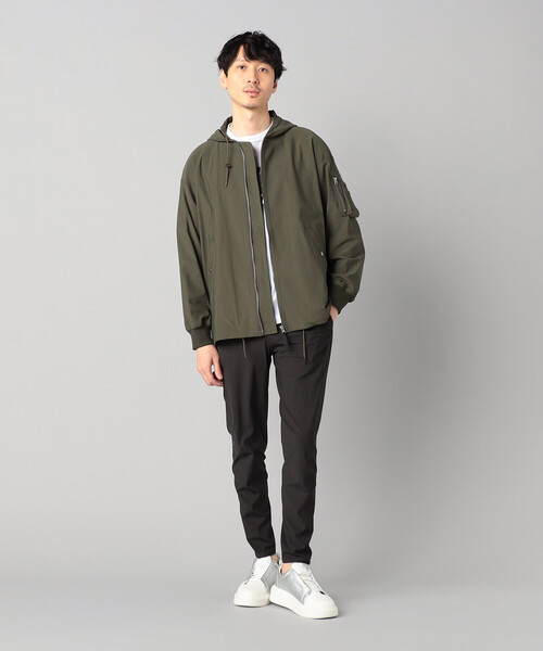 β MEN（ベータメン）の「メリル フーディーMA-1ブルゾン（ブルゾン・メンズ・ブラック/カーキ/グレー・M/L）」の8枚目の写真