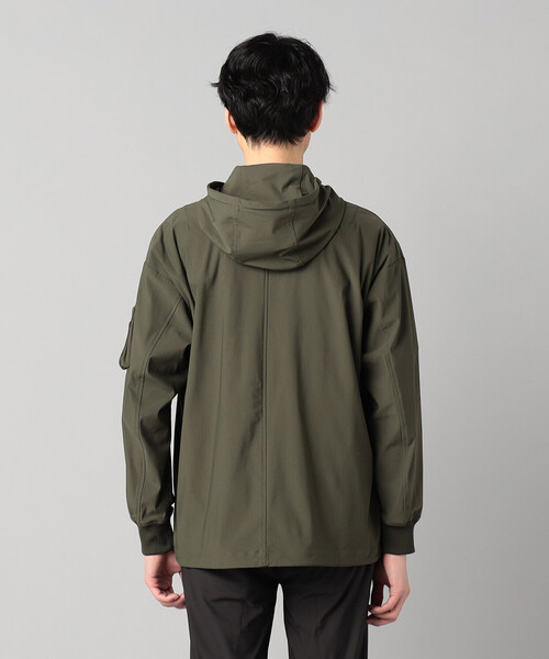 β MEN（ベータメン）の「メリル フーディーMA-1ブルゾン（ブルゾン・メンズ・ブラック/カーキ/グレー・M/L）」の4枚目の写真