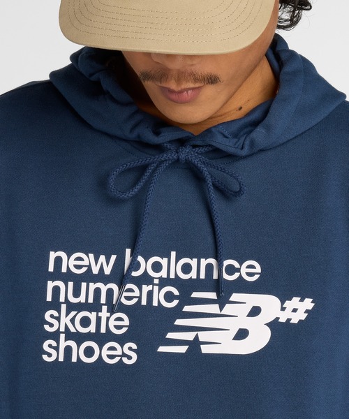 NEW BALANCE(ニューバランス)の「Numeric フレンチテリーフーディ(パーカー・メンズ・ネイビー・SMALL/MEDIUM/LARGE/X-LARGE/XX-LARGE)」の4枚目の写真