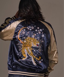 ALL RUNS(オールランズ)のAnimal Embroidery Skirt Jacket / アニマル刺繍スカジャン(スカジャン)
