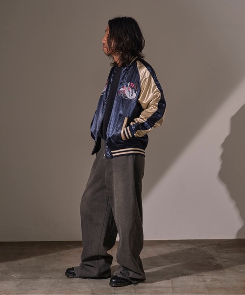 p*3様 vibeca AN YO TAILOR 刺繍スカジャン 受注生産限定 AN YO TAILOR スカジャン vibeca 阪急限定 サイズL - メルカリ