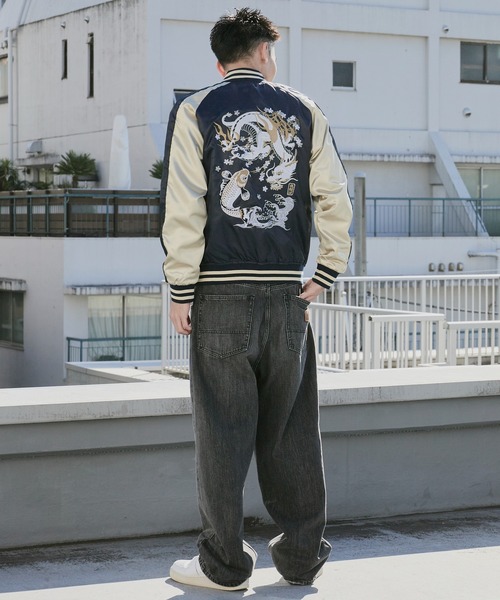 セール】Animal Embroidery Skirt Jacket / アニマル刺繍スカジャン