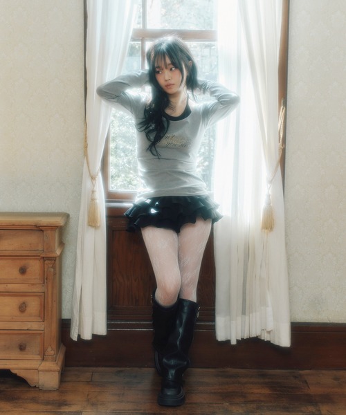 FCMM(エフシーエムエム)の「【日本限定】LAYERD TOP/レイヤードトップ(Tシャツ/カットソー・レディース・グレー/ピンク/ホワイト・SMALL/MEDIUM)」の15枚目の写真