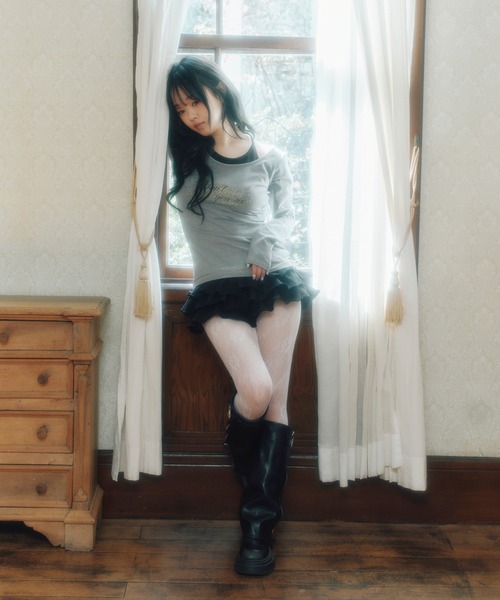 FCMM(エフシーエムエム)の「【日本限定】LAYERD TOP/レイヤードトップ(Tシャツ/カットソー・レディース・グレー/ピンク/ホワイト・SMALL/MEDIUM)」の16枚目の写真