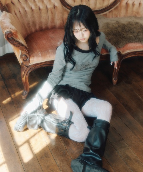 FCMM(エフシーエムエム)の「【日本限定】LAYERD TOP/レイヤードトップ(Tシャツ/カットソー・レディース・グレー/ピンク/ホワイト・SMALL/MEDIUM)」の18枚目の写真