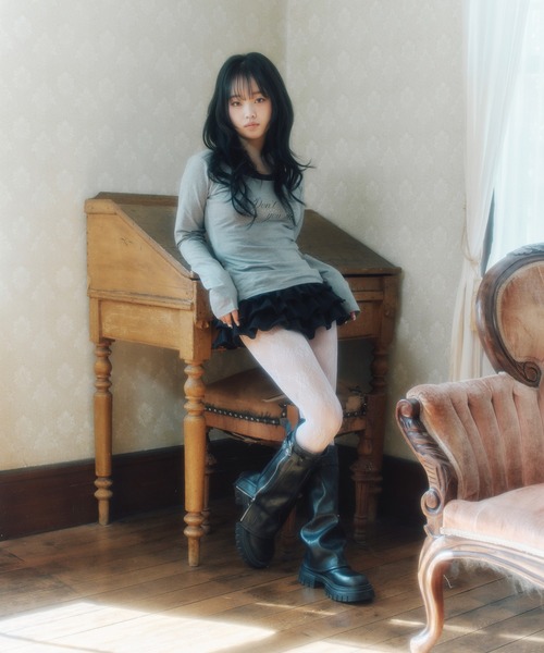 FCMM(エフシーエムエム)の「【日本限定】LAYERD TOP/レイヤードトップ(Tシャツ/カットソー・レディース・グレー/ピンク/ホワイト・SMALL/MEDIUM)」の21枚目の写真