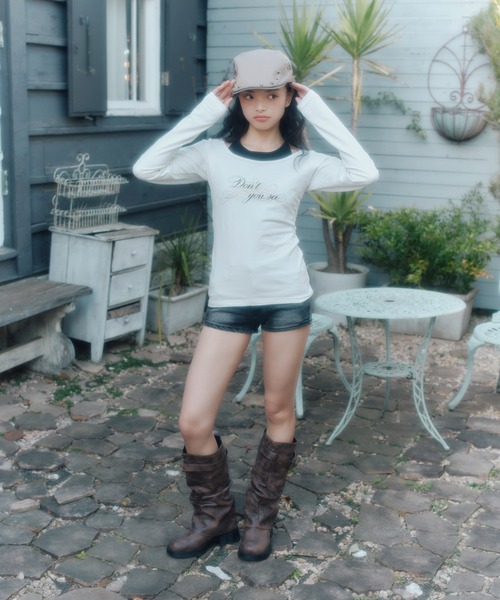 FCMM(エフシーエムエム)の「【日本限定】LAYERD TOP/レイヤードトップ(Tシャツ/カットソー・レディース・グレー/ピンク/ホワイト・SMALL/MEDIUM)」の13枚目の写真