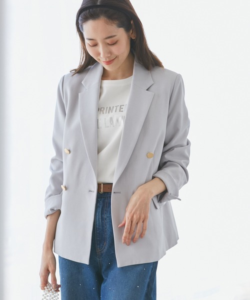 ROPE' PICNIC（ロペピクニック）の「【UVカット・洗濯機OK・接触冷感】RENUロゴTシャツ（Tシャツ/カットソー・レディース・ブラック/ベージュ/ホワイト/ホワイト系その他・38）」の15枚目の写真