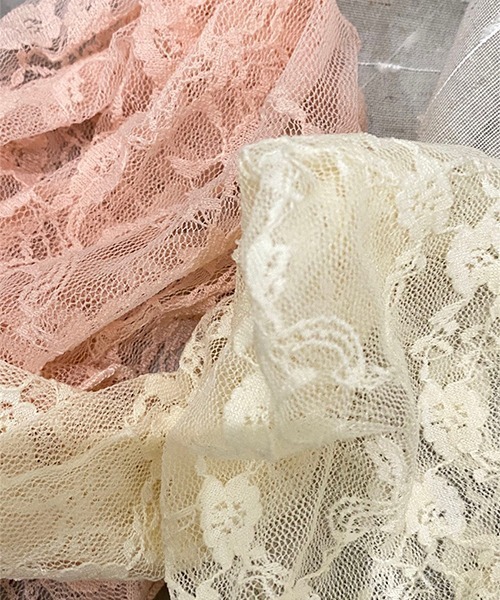 c.u.l（シーユーエル）の「フラワーレース ニーハイソックス レースソックス cula1127（ソックス/靴下・レディース・ブラック/アイボリー/ピンク/ホワイト・FREE）」の21枚目の写真