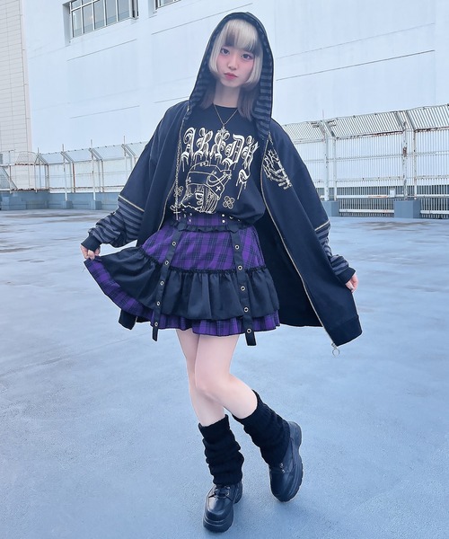DARRDY（ダーディー）の「【DARRDY/ダーディー】肩ジップオーバーサイズTシャツ/nuneちゃん（Tシャツ/カットソー・レディース・ホワイト/ブラック/サックスブルー・ONESIZE）」の21枚目の写真