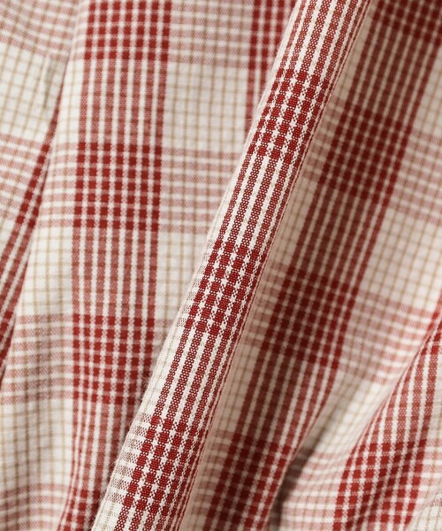 B:MING by BEAMS（ビーミングバイビームス）の「チェック 裾フリル キュロット 2025SS（100～140cm）（その他パンツ・キッズ・レッド/ブルー・100/110/120/130/140）」の12枚目の写真