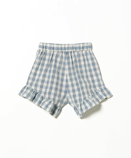 B:MING by BEAMS（ビーミングバイビームス）の「チェック 裾フリル キュロット 2025SS（100～140cm）（その他パンツ・キッズ・レッド/ブルー・100/110/120/130/140）」の14枚目の写真