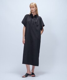 cloenc | 【手洗い可／ラクちん】スタンドフリルワンピース(ワンピース)